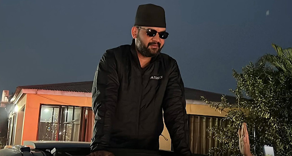 झापा जान उडेको बालेन चढेको हेलिकप्टर काठमाडौँ फर्कियो