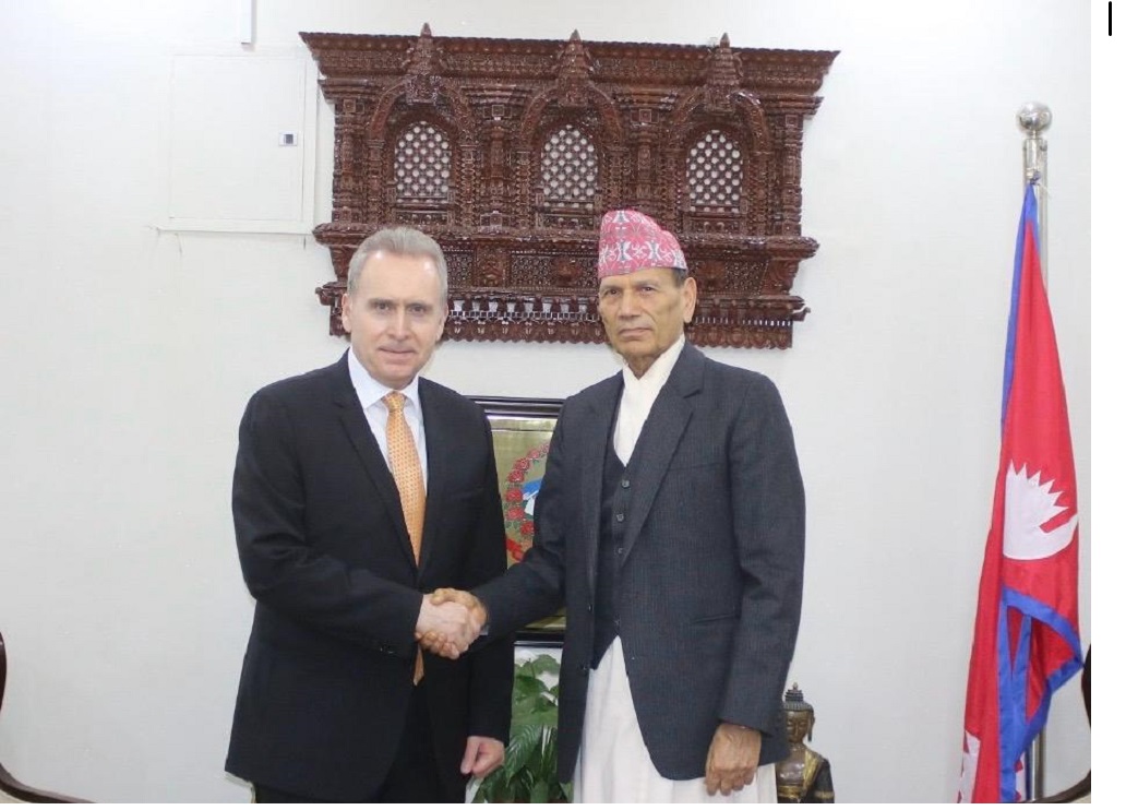 परराष्ट्रमन्त्री शर्मासँग टर्कीका नवनियुक्त गैरआवासीय राजदूतको भेटवार्ता