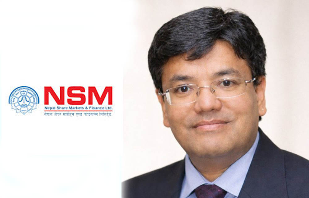 नेपाल शेयर मार्केट्स एण्ड फाइनान्सका तत्कालीन अध्यक्ष श्रेष्ठ पक्राउ
