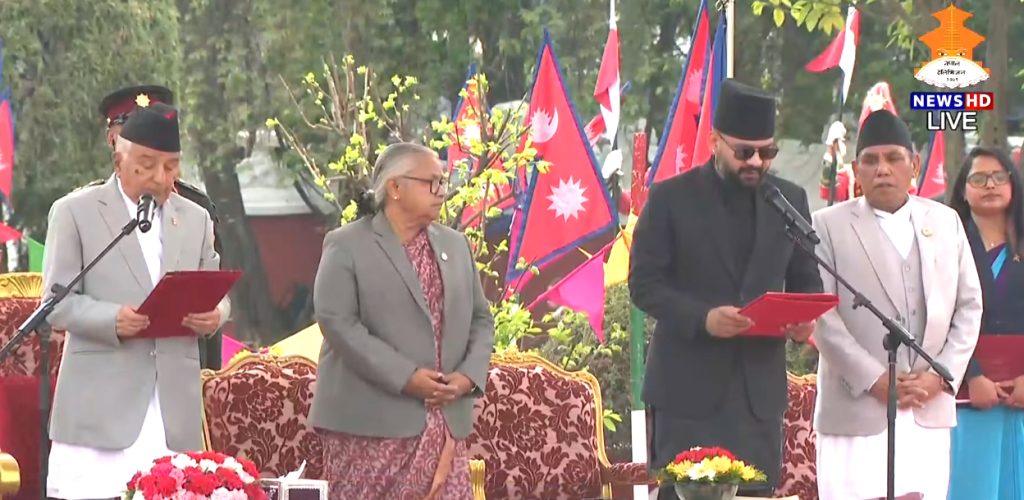 बालेनले लिए प्रधानमन्त्री पदको शपथ