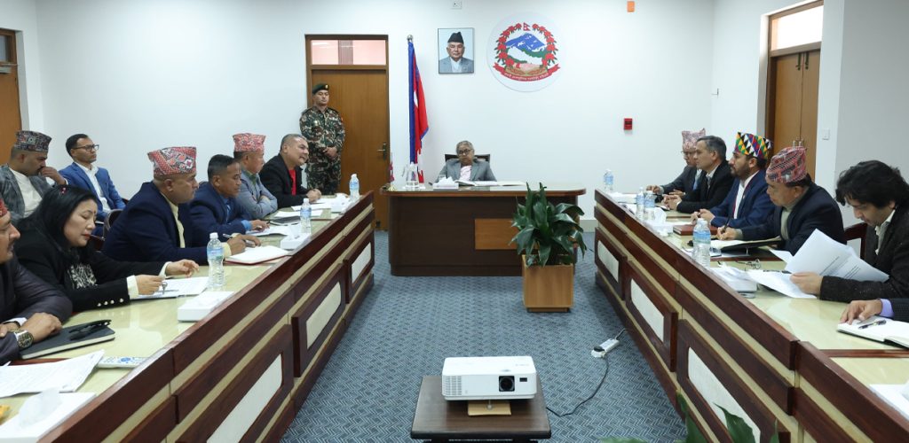 दुर्गा प्रसाईंको समूहसँग प्रधानमन्त्री कार्कीको  भेटवार्ता