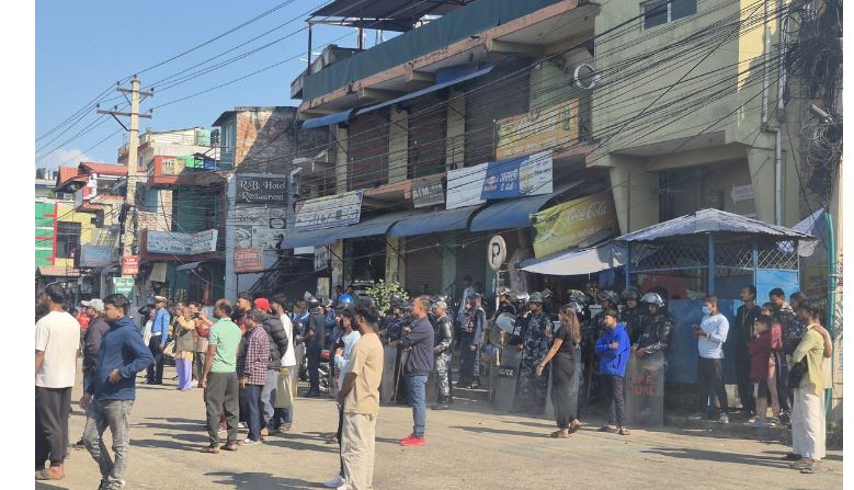 सिमरामा आज पनि जेनजी युवाको प्रदर्शन