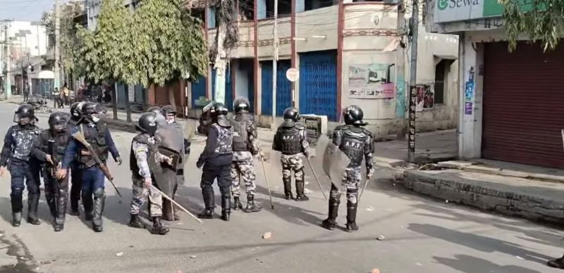 वीरगञ्जमा लम्बियो कर्फ्यू