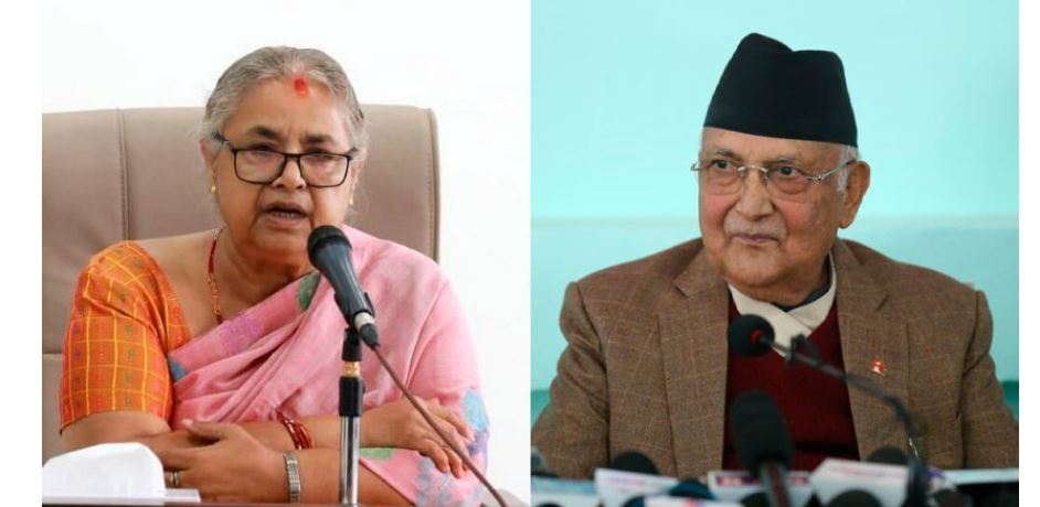 प्रधानमन्त्री कार्की र एमाले अध्यक्ष ओलीबीच करिब २ घण्टा वार्ता