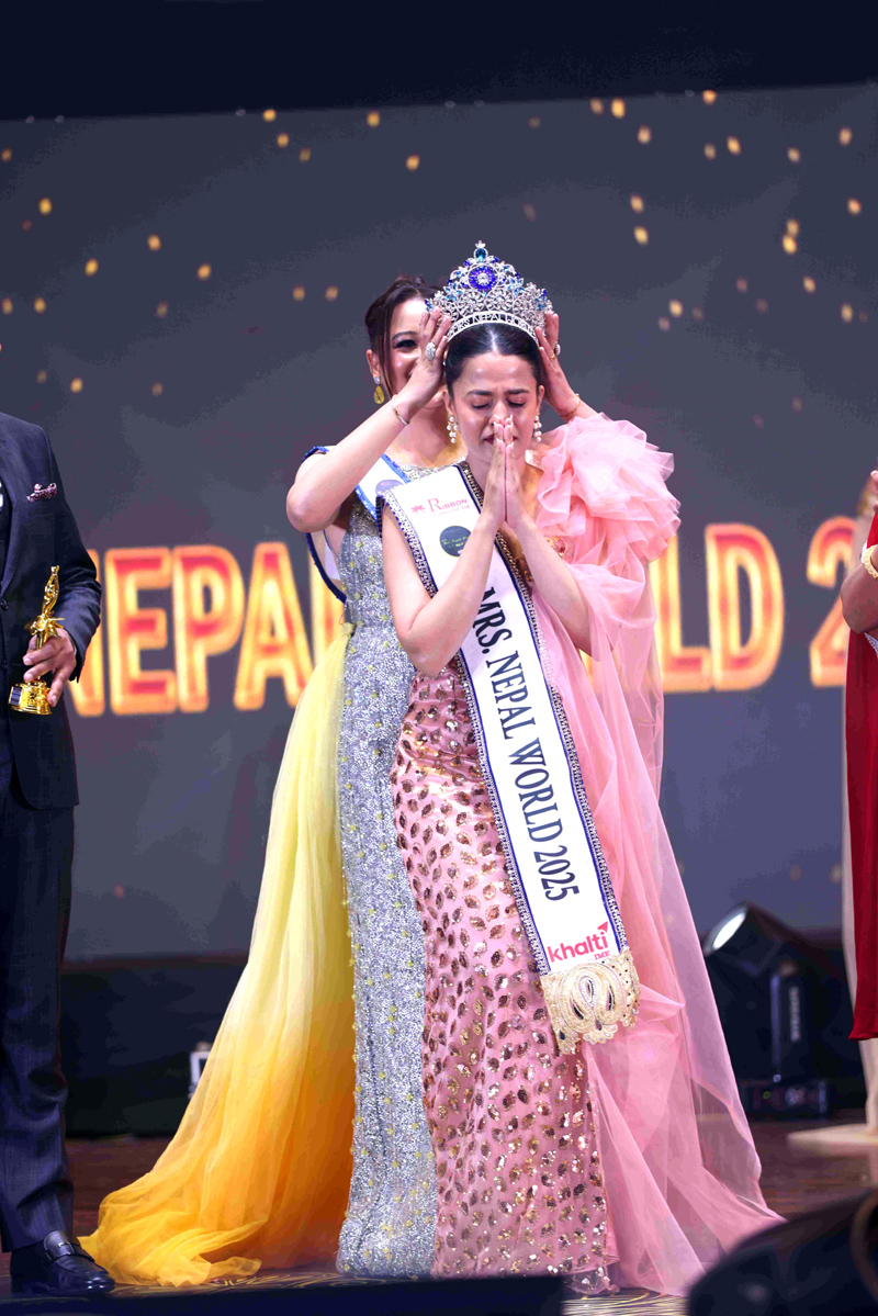 ‘मिसेस नेपाल वर्ल्ड २०२५’ को उपाधि रक्षालाई