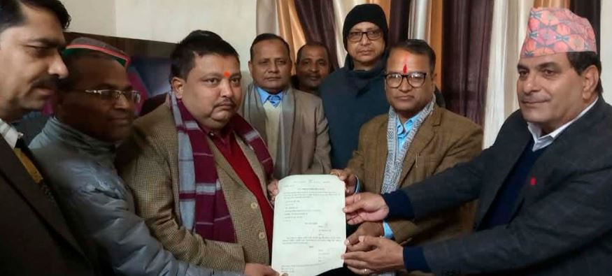 मधेस प्रदेशको सभामुख पदका लागि यादवले गरे उम्मेदवारी दर्ता