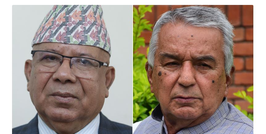 राष्ट्रपति पौडेल र पूर्वप्रधानमन्त्री नेपालबीच भेटवार्ता